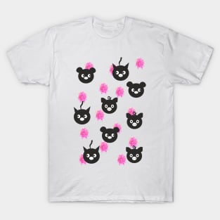 Funny Cat, Pig, Bear T-Shirt